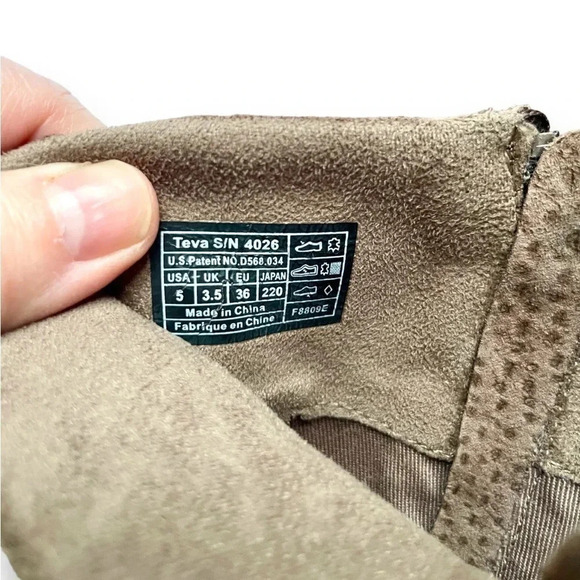 Teva Montecito Suede Leather Side Zip Mid-Calf Boots - Picture 4 of 5